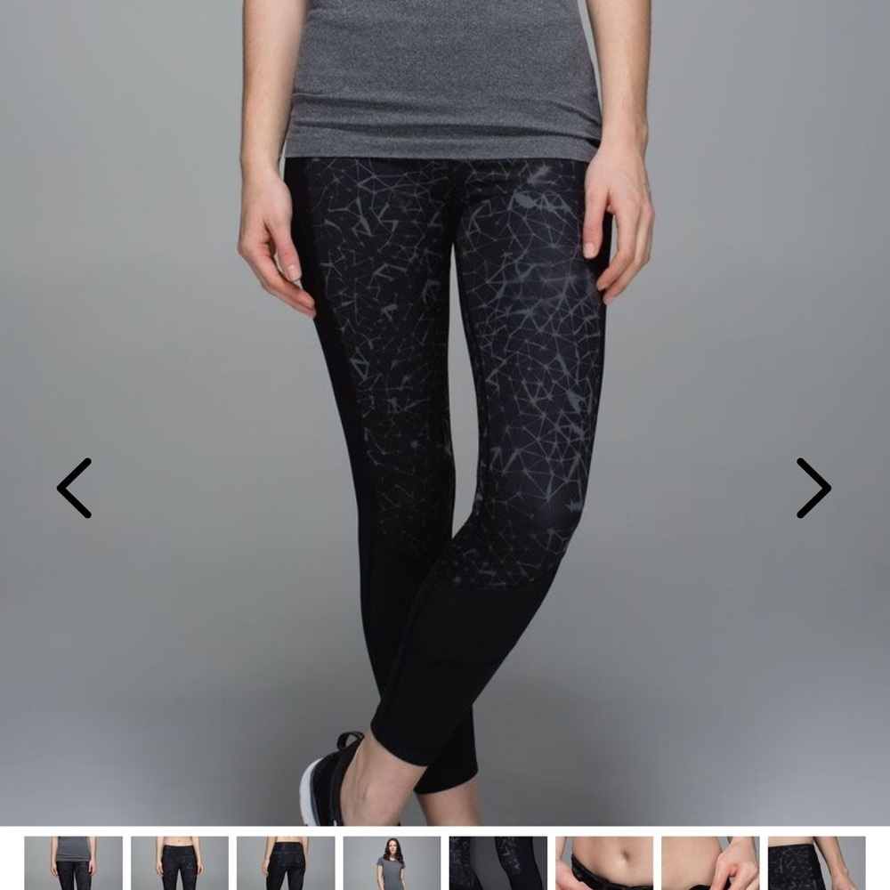 Lululemon Trail Bound Tight Full-On Luxtreme Size 2 star crushed black - Picture 2 of 9